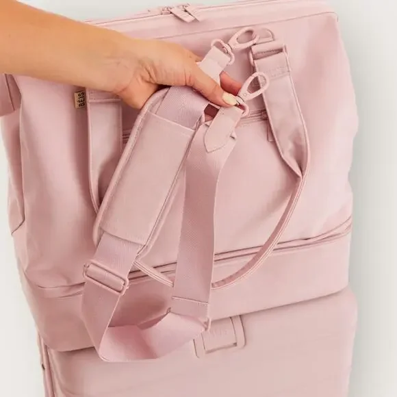 BEIS Atlas Pink The Convertible Mini Weekender Summer Travel Essentials It Girl - Picture 6 of 9